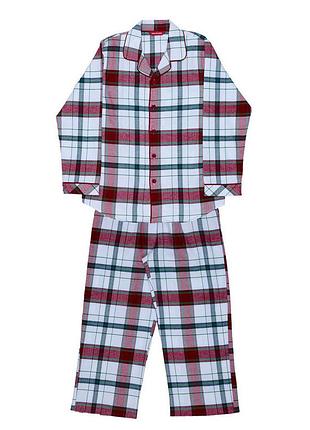 Пижама детская унисекс cyberjammies blaze 3174blz красная в клетку фланелевая хлопковая теплая зимняя премиум качество фемели лук подарок