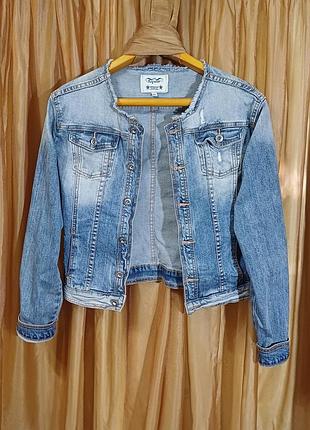 Джинсовый жакет женский
