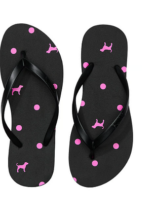 Victorias secret шлепки шлепанцы флипы вьетнамки pink flip flops