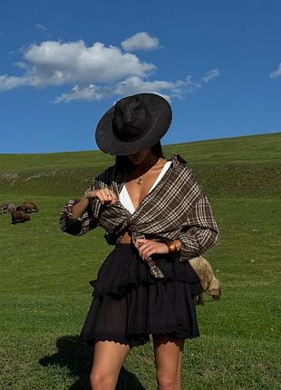Рубашка в клетку оверсайз