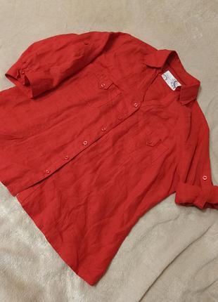 Сорочка -льон 💯%.