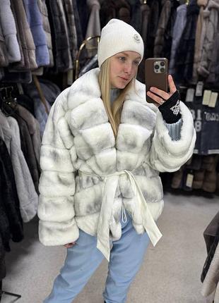 Шуба из кролика рекса