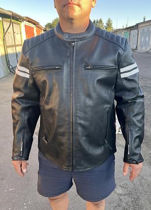 Мотокуртка чоловіча шкіряна skintan 50p