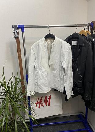 Шкіряна вінтажна куртка косуха echtes leder ретро натуральна кожа 1.3