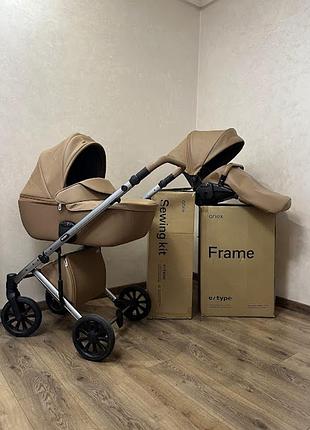 Коляска детская 2 в 1 anex e/type sepia