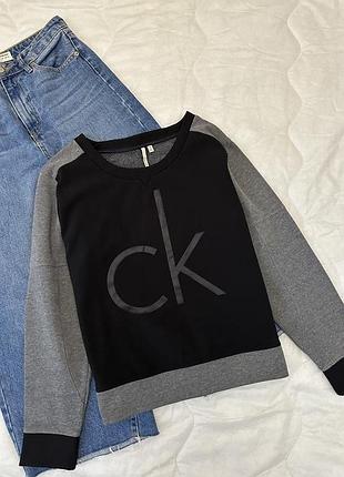 Світшот з центром лого calvin klein оригінал