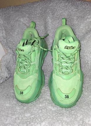 Кросівки balenciaga зелені