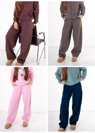 Теплые брюки на флисе, широкие брюки на флисе, зимние брюки клеш, теплую брюки на флисе, теплую брюки клеш, зимние брюки палаццо