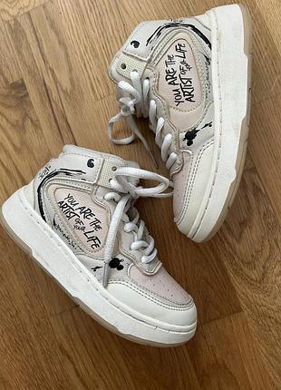 Хайтопи, високі демісезонні кросівки, кеди zara