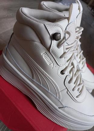 Жіночі хайтопи, високі кросівки puma mayra, жіночі зимові черевики