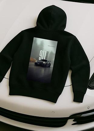 Качественное принтованное худи porsche 911 трехнить худи