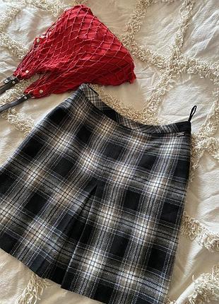 Тепла в клітинку спідниця юбка клетка