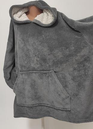 Теплюча худі мягушка на хутрі  супер батал 70р one size