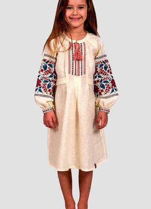 Платье-вышиванка для девочки (6012)