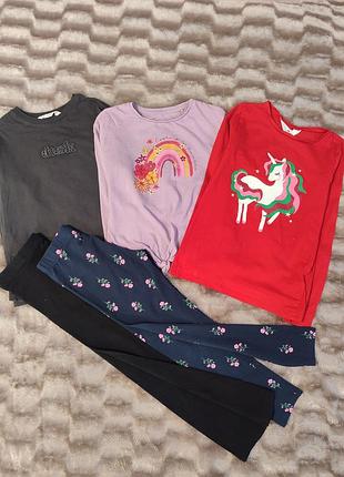 Продам набор фирменных вещей на девочку 7-8р. все вещи удивлительном состоянии некоторые состояния новых 
•  3 реглани
• 2 лосин