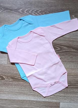 Бодики боди с длинным рукавом (набор) на девочку, 50004