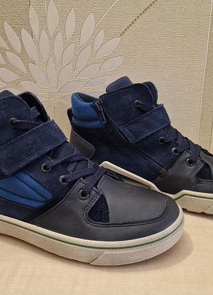 Кожаные ботинки ecco gore-tex оригинал 39