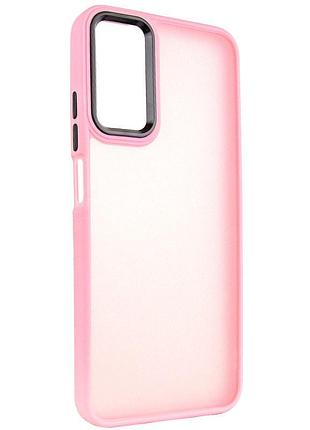 Чехол tpu+pc lyon frosted для motorola moto g54 pink