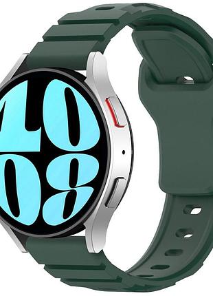 Силиконовый ремешок defense для smart watch 20mm pine green