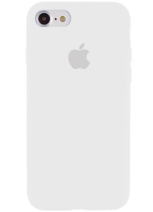 Чехол silicone case full protective (aa) для apple iphone 6/6s (4.7") белый / white