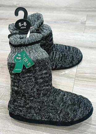 Тёплые тапочки-сапожки ardene канада размер 35/36