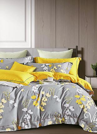 Комплект постельного белья viluta евро сатин египетский хлопок 19