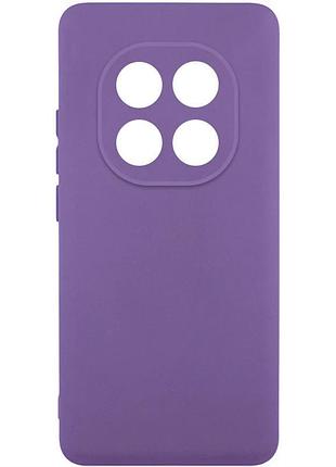 Чехол tpu getman liquid silk full camera для xiaomi redmi note 14 pro+ 5g фиолетовый / amethyst
