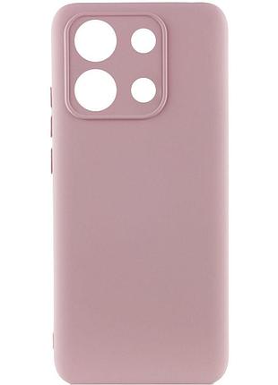 Чехол silicone cover lakshmi full camera (aa) для xiaomi redmi note 14s розовый / pink sand
