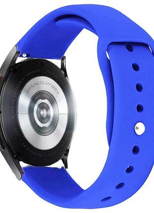 Силиконовый ремешок sport для smart watch 20mm синий / capri blue
