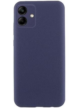 Чохол tpu getman liquid silk full camera для samsung galaxy a06 синій / midnight blue