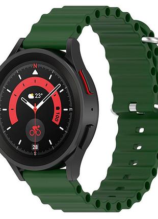 Ремінець ocean band для smart watch 20mm зелений / green