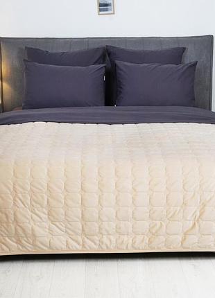 Покрывало стеганое viluta велюр 210х240 (+ наволочки 50х70 2 ед.) sheepskin