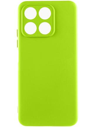 Чехол silicone cover lakshmi full camera (a) для huawei honor x8a салатовый / neon green