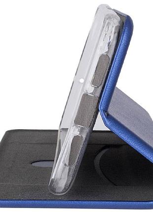 Кожаный чехол-книжка classy для xiaomi redmi note 9s / note 9 pro / note 9 pro max синий 5
