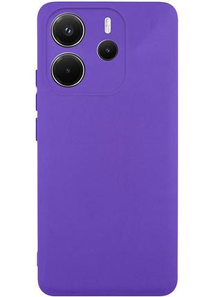 Чехол silicone cover lakshmi full camera (aaa) для xiaomi redmi note 14 4g (int. version) фиолетовый / amethyst