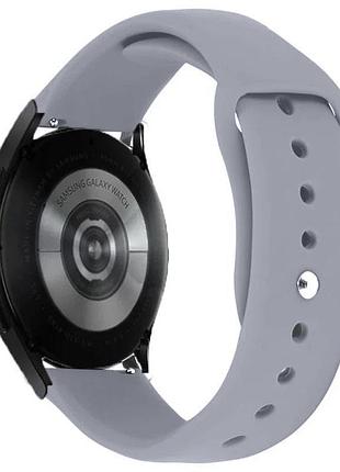 Силиконовый ремешок sport для smart watch 20mm серый / gray
