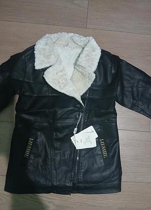 Детские куртки из эко кожи 2