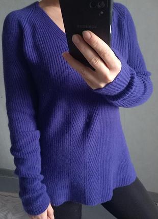 Свитер 100% кашемир с плетением косы