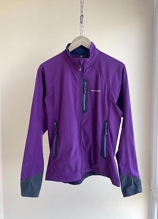 Жіноча горпкор софтшел куртка montbell crag climapro 100 softshell nylon jacket l