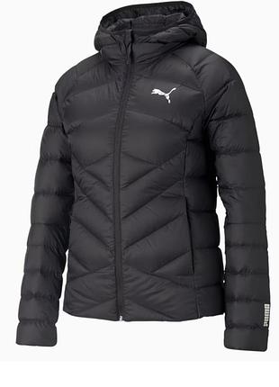 Куртка жіноча puma pwrwarm packlite 600 hd down jacket puma чорна 58222901 оригінал
