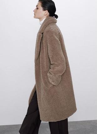Шуба тедди zara, размер л