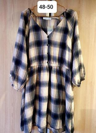 Платье клеточку