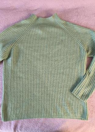 Женский мятный свитер, размер с