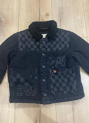 Джинсовая куртка next на меху, размер 4-5 лет (110 см)
