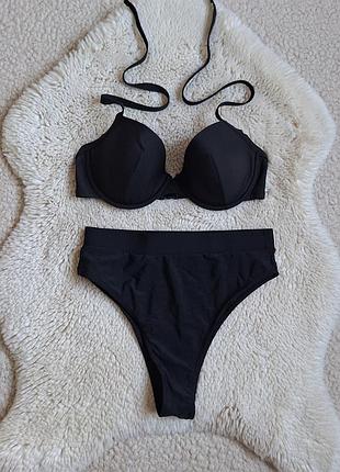 Сборный купальник с высокими плавками