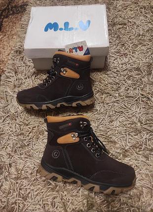 Зимові ботинки m.l.v на хлопчика зимові ботинки m.l.v