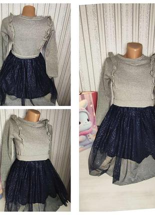 Платье, по бирке 9/10р, рост 134/140см
цена: 220 грн