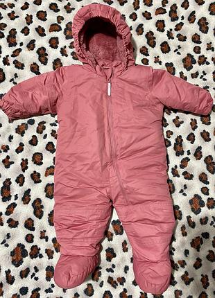 Комбінезон дитячий зимовий lc waikiki baby для дівчинки 6-9 місяців (68-74 см) в дуже гарному стані.з недоліків трохи потерті світловідбиваючі стрічки