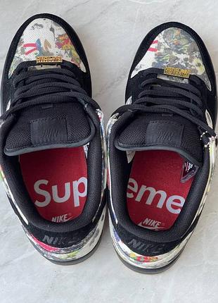 Кроссовки supreme x nike sb dunk low rammellzee 7