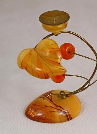 Підсвічник no name яблунька з селеніту 15 см